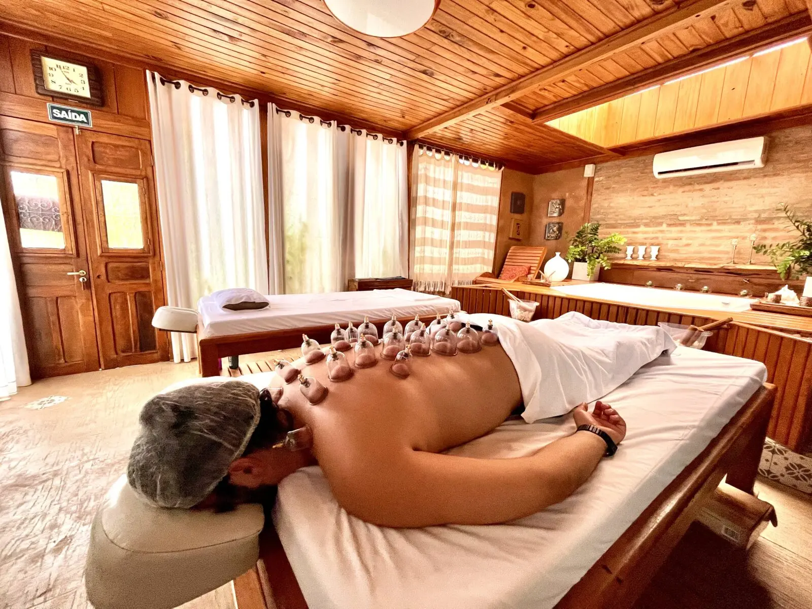 Ventosaterapia no Spa Terra Parque Eco Resort