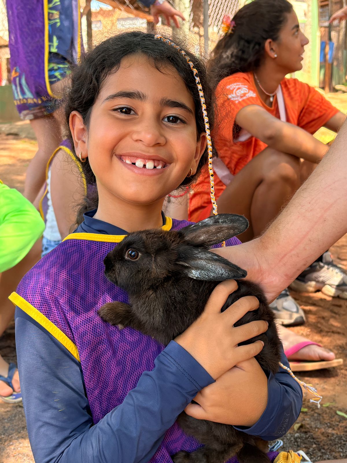 Crianças na fazendinha