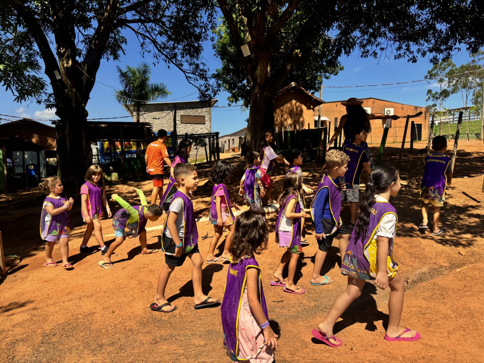 Férias de julho em família