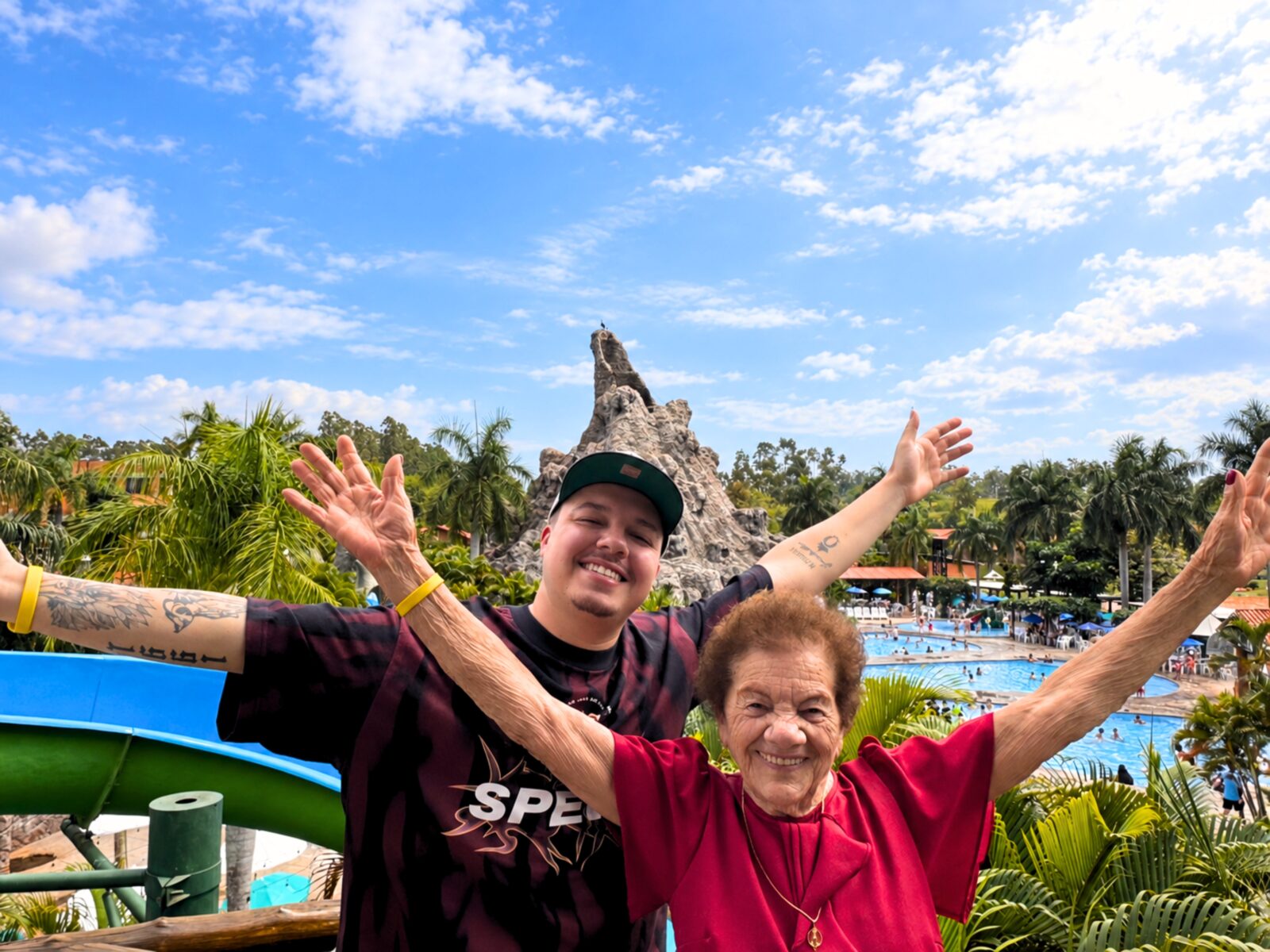 Vovó Maria e o Neto no Terra Parque