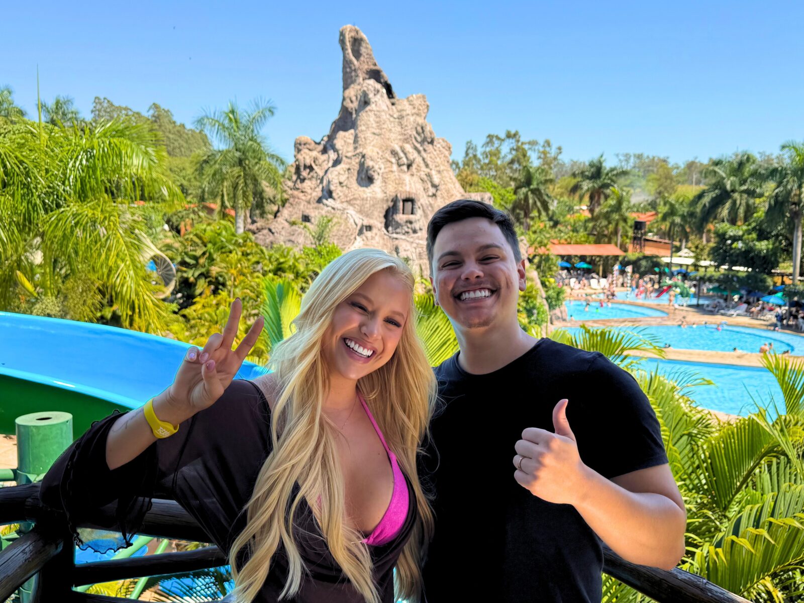 Dani Lima e Bruno Lima no Terra Parque